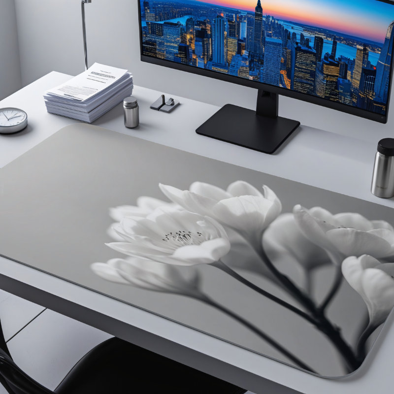 Polyester Desk Pad, 31.5x15.5