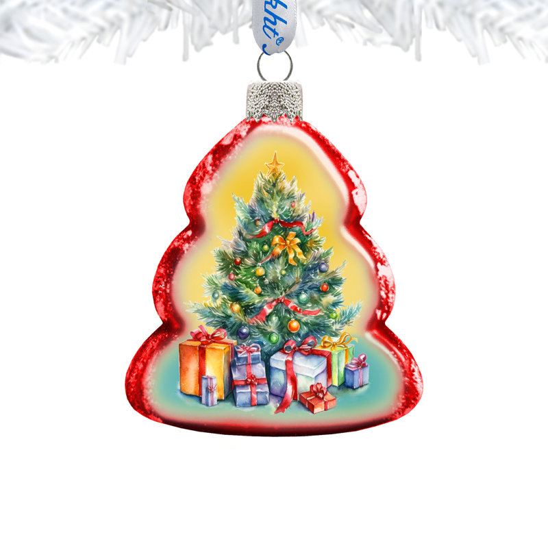 4'' Glass Hanging Figurine Ornament