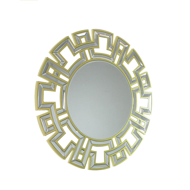 Miroir biseauté Quirica, Or