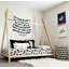Lit plateforme en bois massif Khwaja-755871425