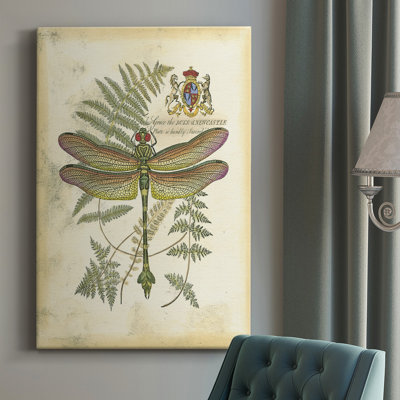Libellule royale II (PP) - peinture sur toile tendue