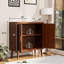 Armoire d'appoint moderne en panneau de fibres à densité moyenne