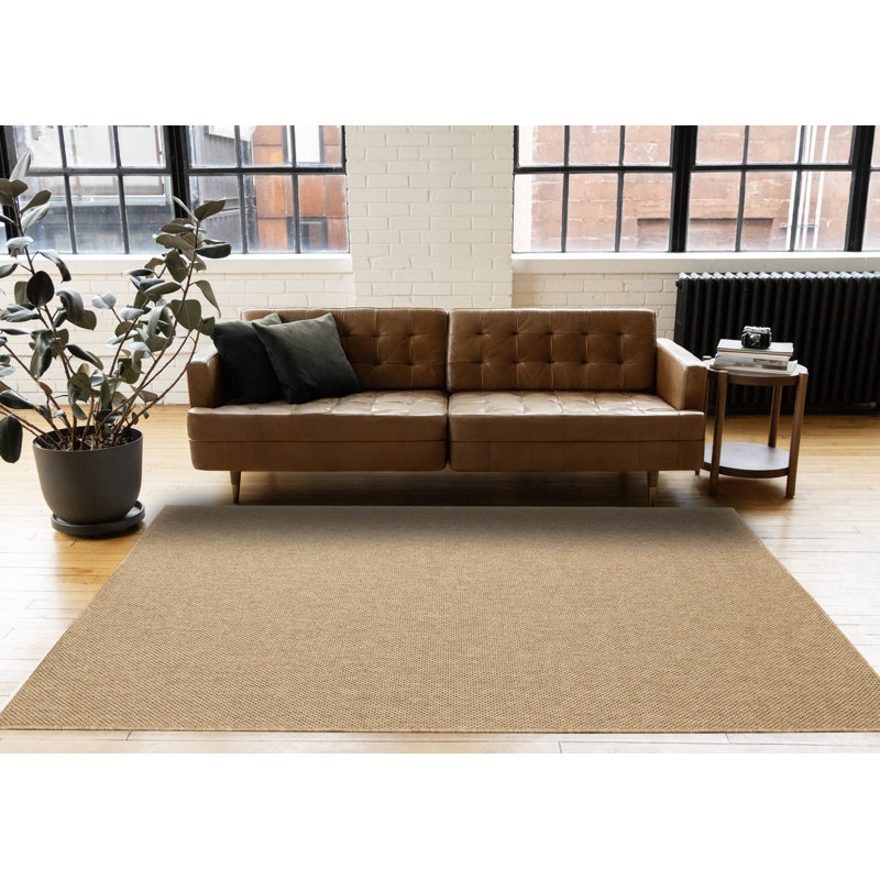 Tapis d'intérieur brun Hermosillo, Rectangle 6 pi 4 po x 9 pi 6 po