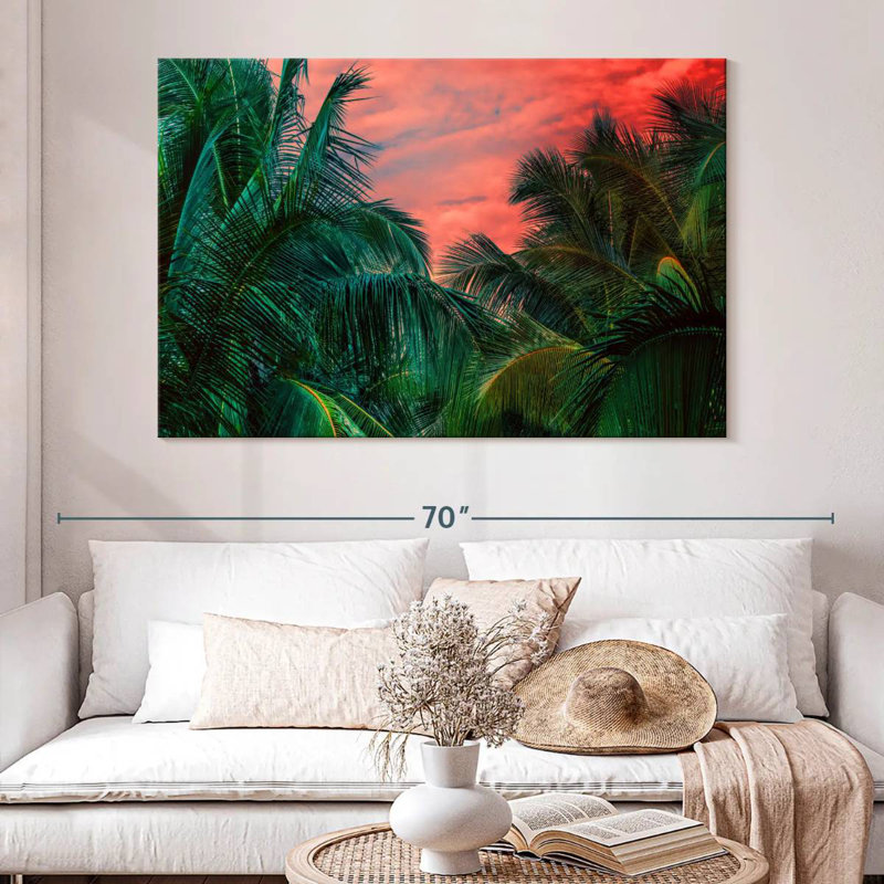 Harnek Jungle Palm Trees, 34" H x 51" W