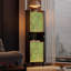 Armoire de coin en bois massif
