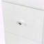 Armoire de rangement H 70,87 po avec 4 tablettes et 3 tiroirs latéraux-602533839