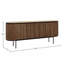 Dabney 79" Wide Teak Wood Sideboard, Natural Wash
