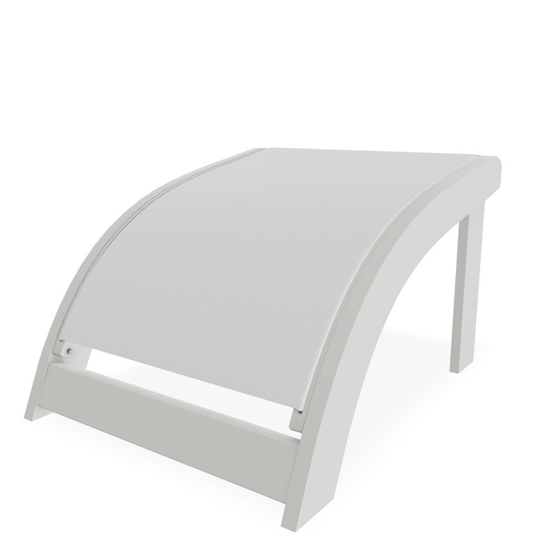 Sling Adirondack Ottoman, Snow, White 6D Sunbrella®