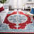 Barcus Oriental Red/Ivory Area Rug-1247399962