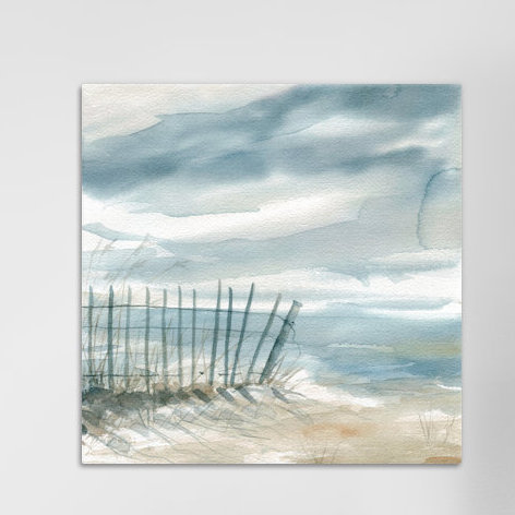 «Subtle Mist I» par Carol Robinson - Estampe numérique sur toile tendue avec châssis, H 12 po x l 12 po x P 0,75 po