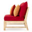 Chaise de patio Paulet avec coussins Sunbrella-475218144