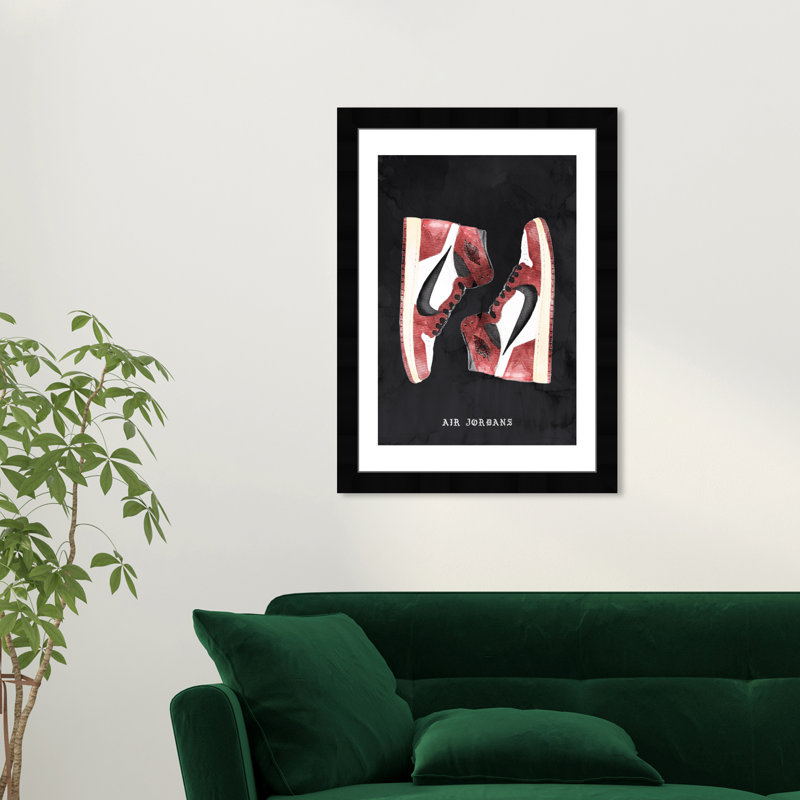Classic Sneakers IV - cadre photo, Cadre noir