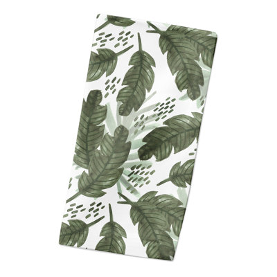 Laurelai Cotton Floral Square Napkin