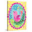 «Pink Bird Sings» par Jill Lambert, reproduction sur toile tendue-17682496