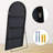 Oversized Wood Arched Full Length Mirror, Standing or Leaning Full Body Mirror-2011043010-2011043014