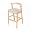 Ensemble de 2 tabourets d'intérieur en bois d'hévéa-815617351