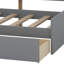Structure de lit simple avec 2 tiroirs-727367615