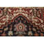 Tapis oriental géométrique en laine Heriz Serapi noué à la main 4 pi 1 po x 6 pi