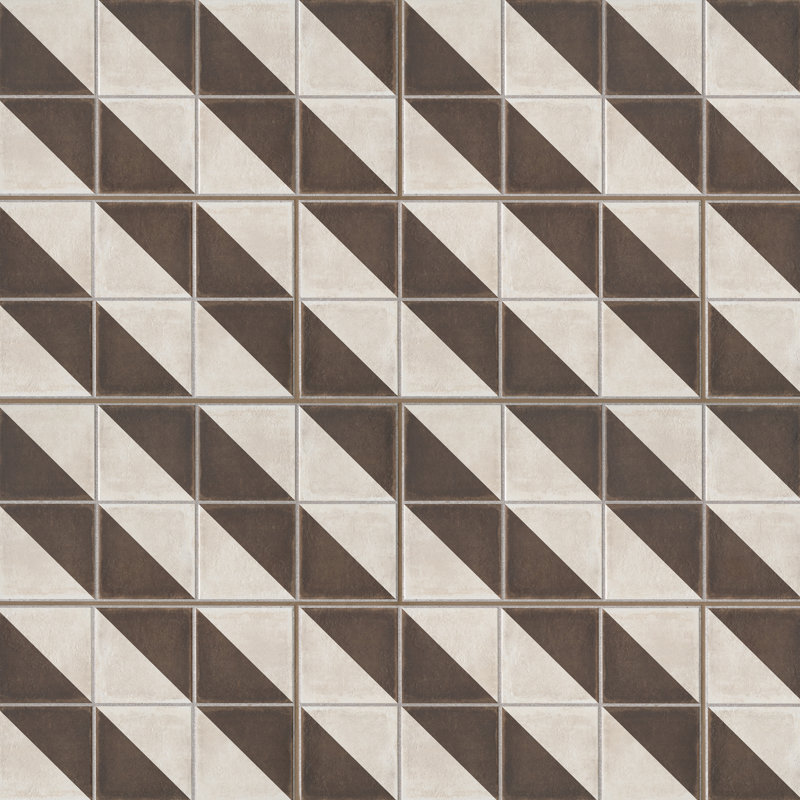Palazzo 11.875 in. x 23.875 in. Glazed Porcelain Tile, Antique Cotto Villa