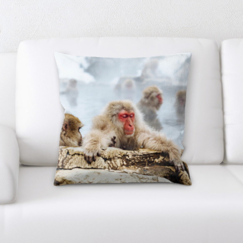Microsuede Throw Pillow