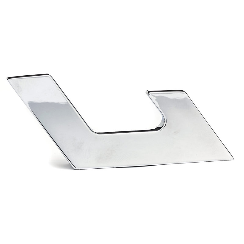 Contemporary Metal Wall Hook, Chrome
