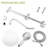 Shower With 10Inch Overhead And Hand Shower, , 5 Modes, Wall Mounted, Bathroom Kit Arm Included-127299654