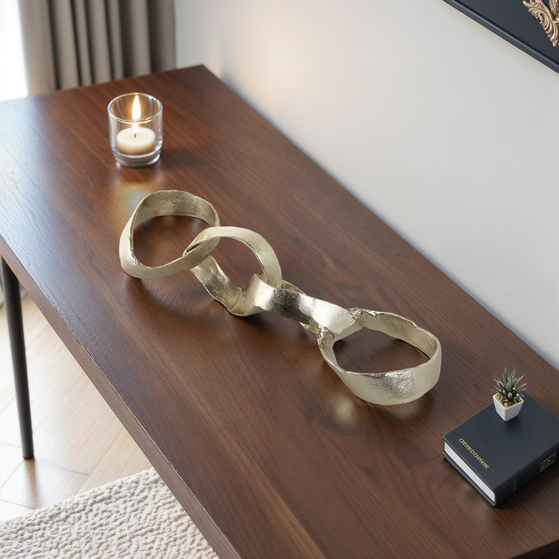 Calla Abstract Figurines & Sculptures, Gold