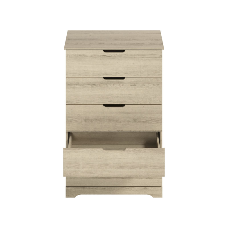 Commode 5 tiroirs l 31,5 po Aroob, Chêne d'Oslo