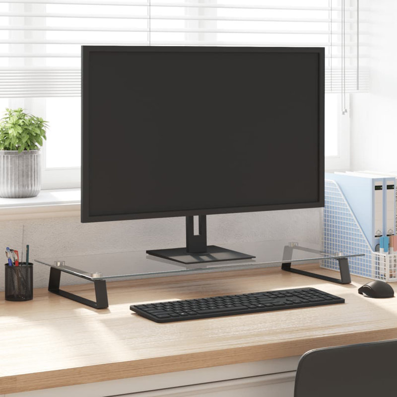 Langmesser Monitor Stand, Black