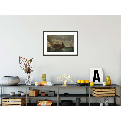 «Breezing Up (A Fair Wind)» par Winslow Homer, impression giclée encadrée