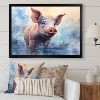 Sweet Piglette sur toile