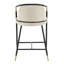 Tabouret de comptoir H 2 po 26 po Almond