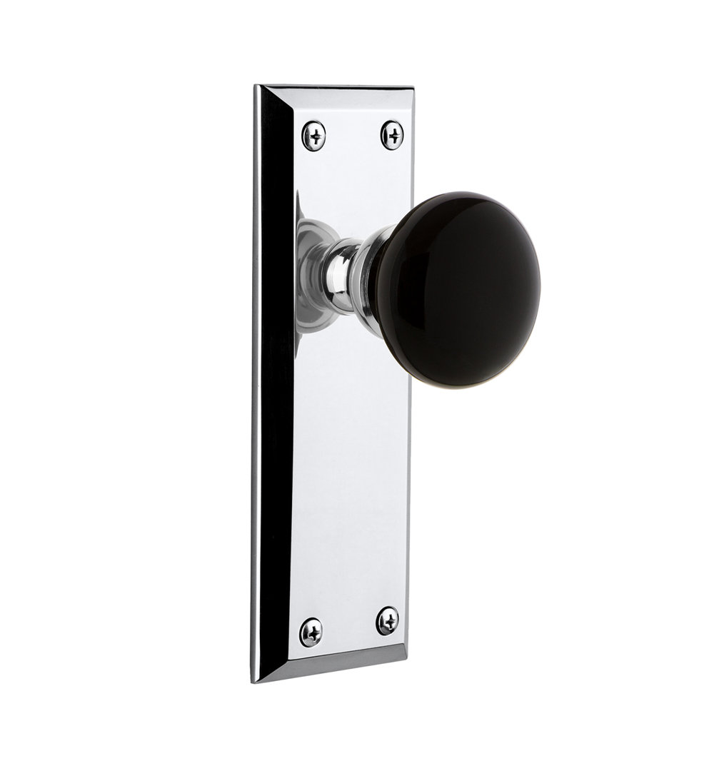Grandeur Fifth Avenue Plate Double Dummy with Coventry Door Knob Grandeur 