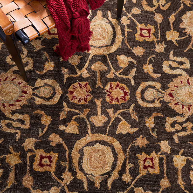 Tingley Hand Tufted Wool Pile Oriental Rug, Rectangle 3' x 5'