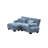 Chenille Cloud Couch 2 Seater Sofa with Ottoman-1012609677-1015567003