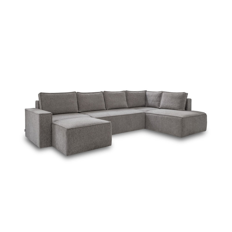 Brave Dave 8 Seater Corner Sofa , Grey