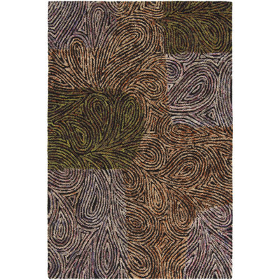 Twister Wool Abstract Area Rug