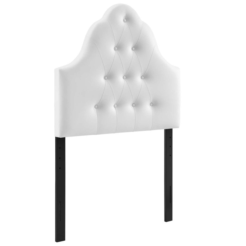 Sovereign Diamond Tufted Performance Velvet Headboard by Modway, Pink, Twin