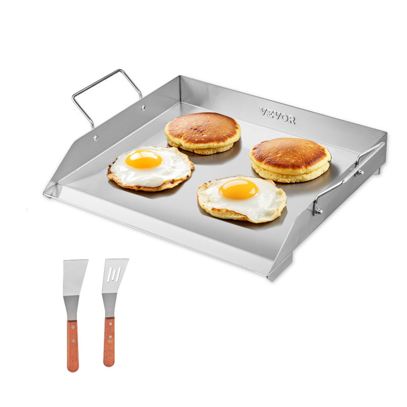 Batterie de cuisine pour barbecue en acier inoxydable, 18 po x 15 po
