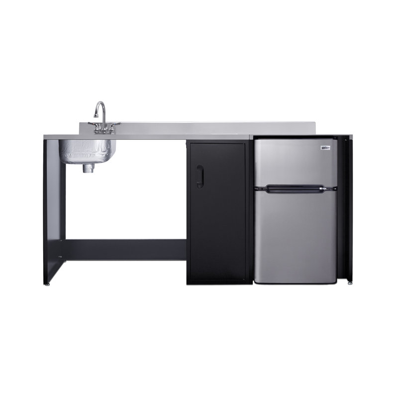 72" Wide Barrier-Free All-In-One Kitchenette, ADA-Compliant