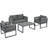 Wicker 7 - Person Garden Lounge Set with Cushions