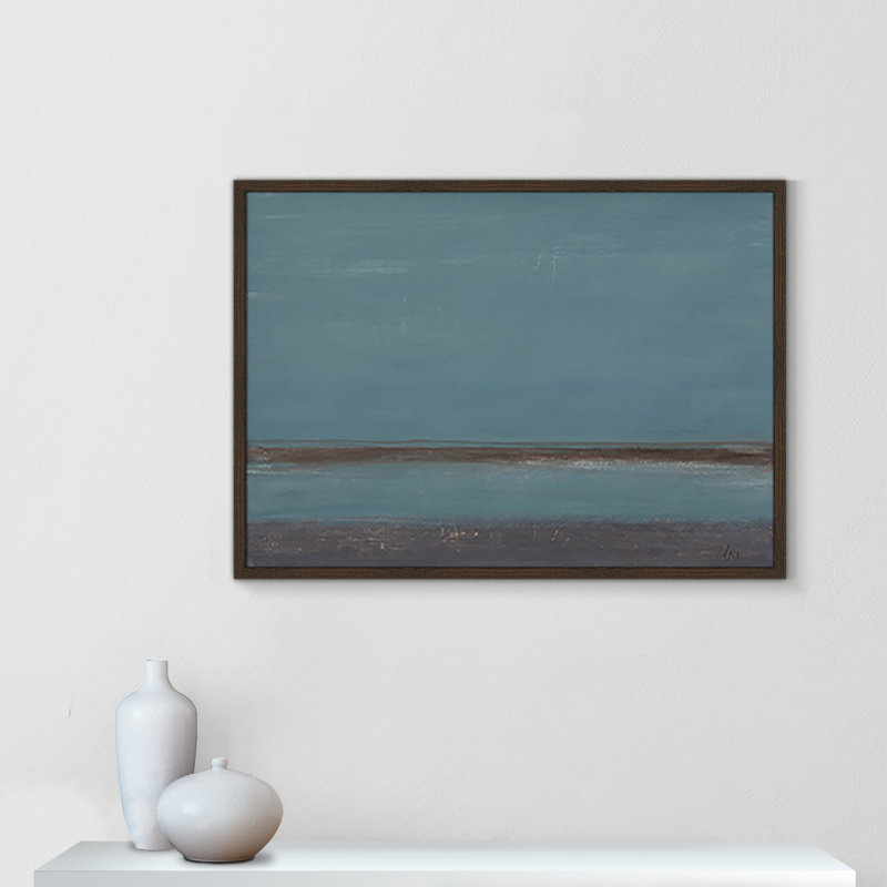 «A Distant Memory» par Casa Fine Arts Print, H 25,5 po x l 35,5 po x P 0,75 po, Cadre photo en noyer, Pas de tapis