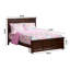 Lit plateforme en bois massif avec pied de lit assorti Marshallville-83257622-83257625