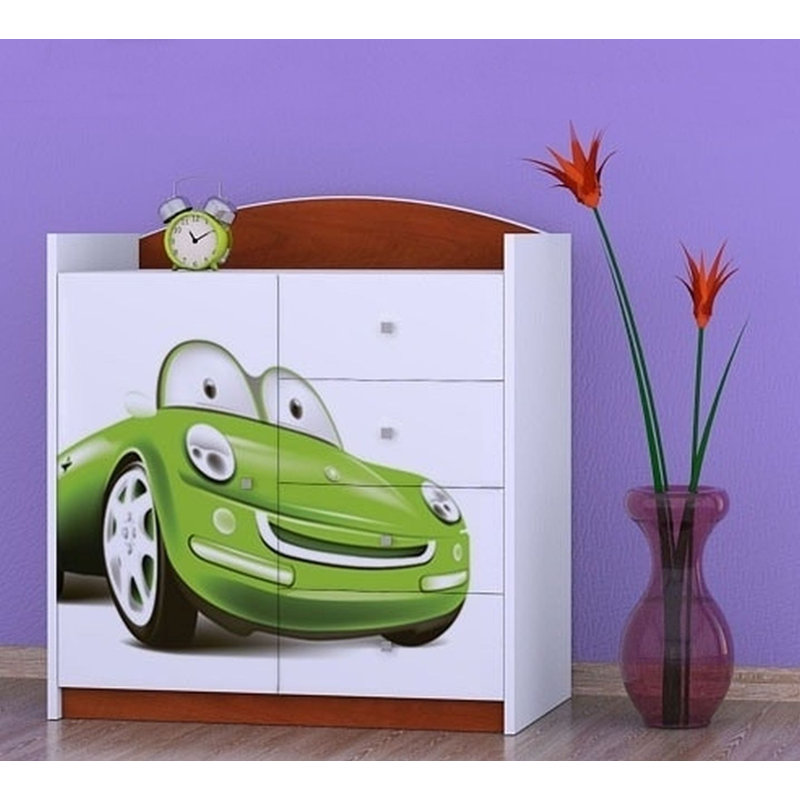 Nieman Kids 4 - Drawer Combo Dresser, Brown