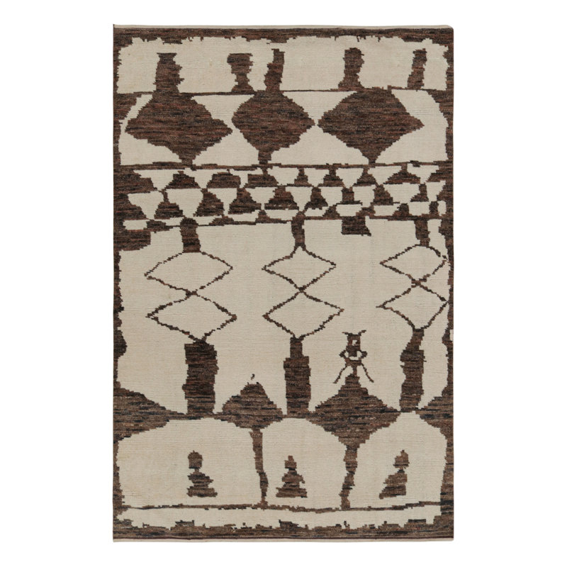 One-of-a-Kind Rectangle: 5'9" X 9'11" Hand Knotted Area Rug