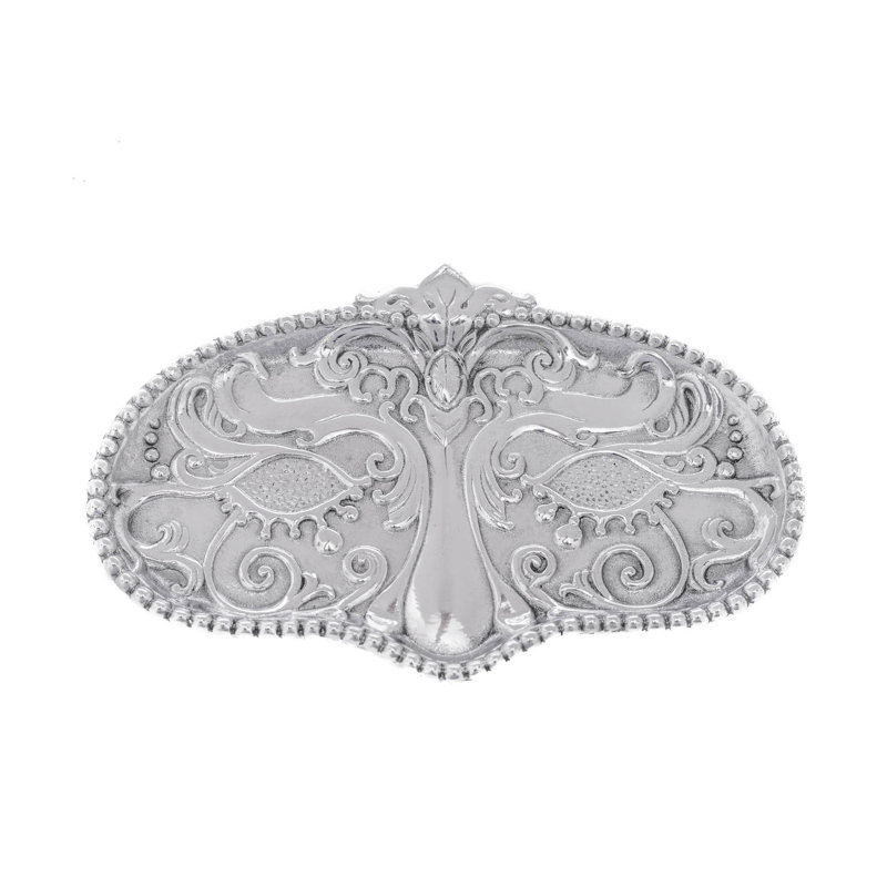 Mardi Gras Metal Decorative Tray