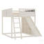 Lit mezzanine avec tête de lit tapissier, tablettes de rangement, échelle et glissade-1572846026-1572846069