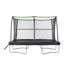 Trampoline rectangulaire Jumpking 7 pi x 10 pi avec enceinte de sécurité brevetée, cadre robuste et échelle thermolaquée