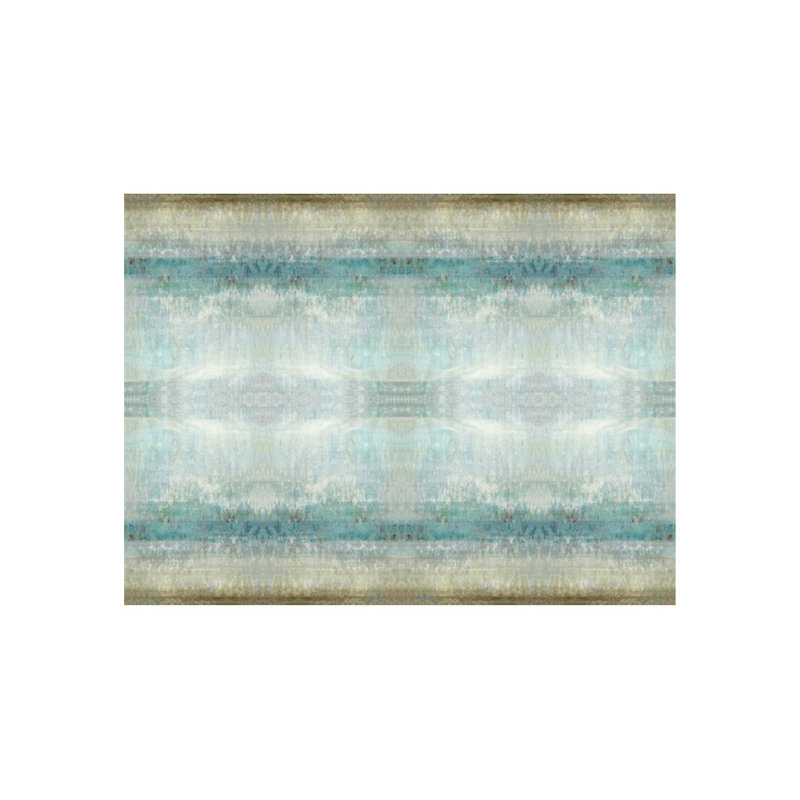 Mirrored Azules Graphic Art Canvas, 54" H x 72" W