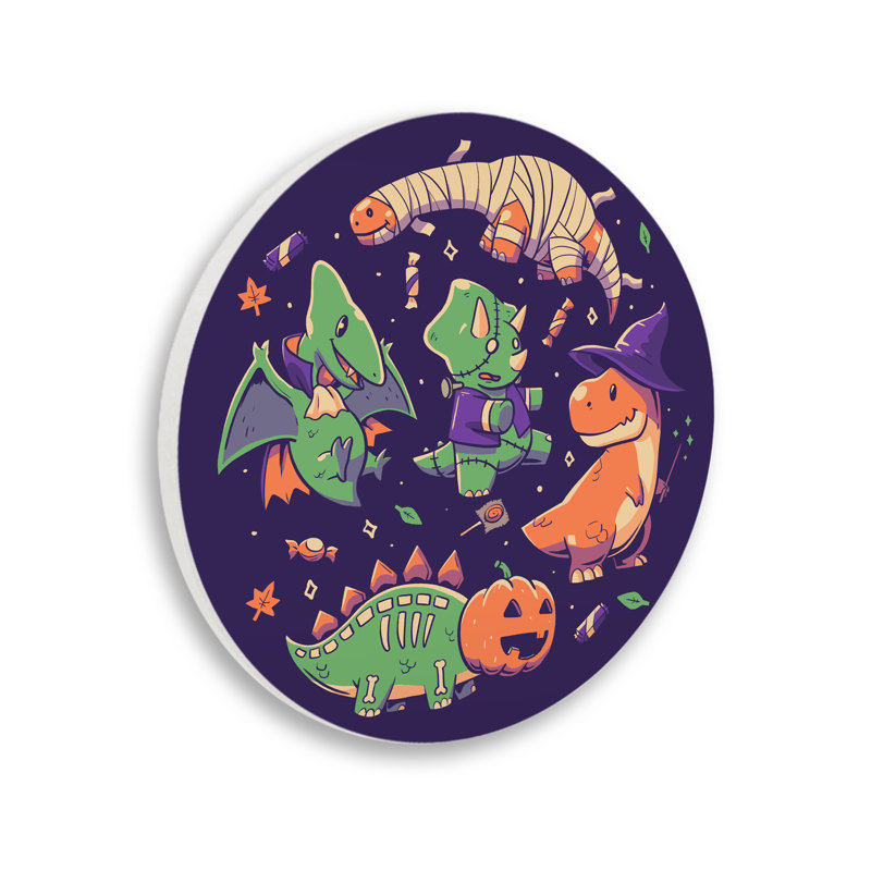 Dinosaure d'Halloween, plaque murale, par EduEly Designs